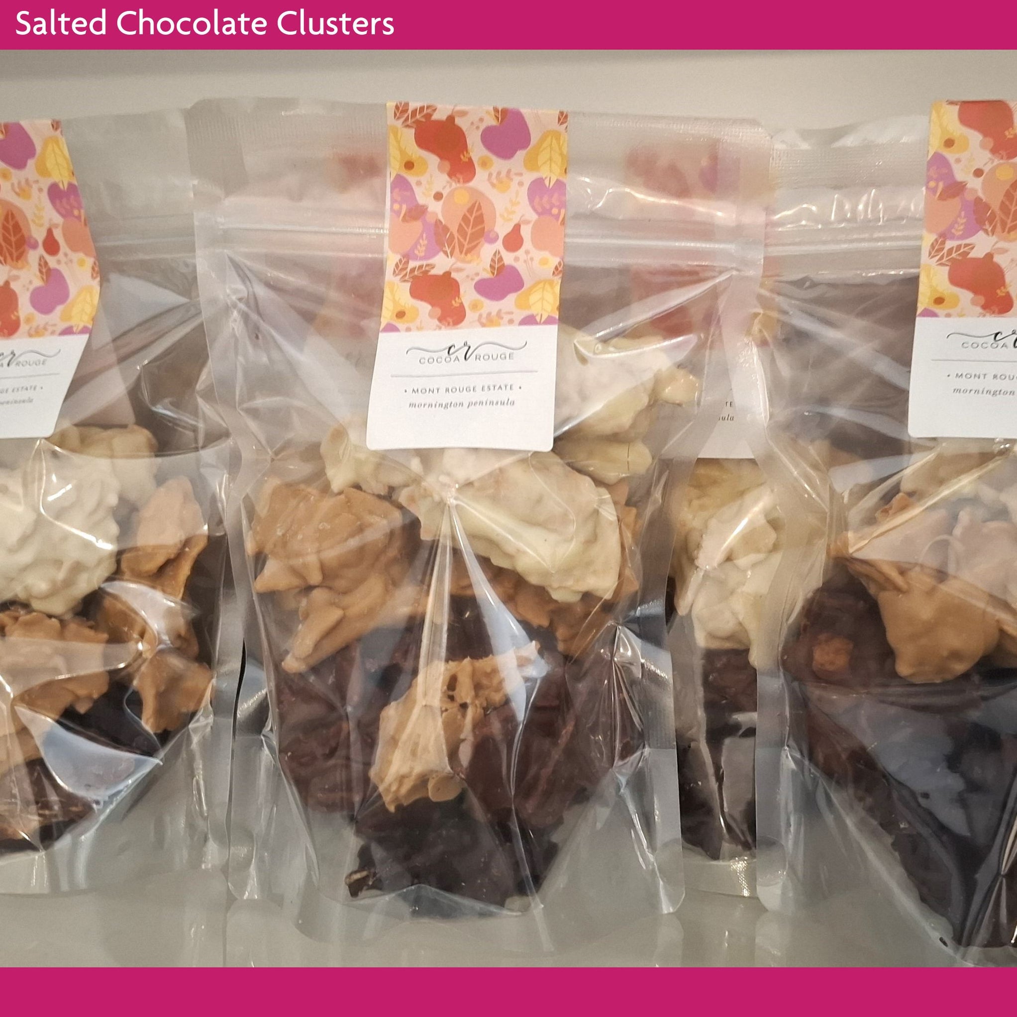 Salted Chocolate Cluster Heaven– Cocoa Rouge